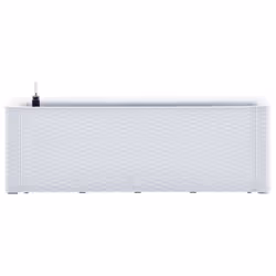 vidaXL Garden Raised Bed with Self Watering System White 100 cm Flower Planter