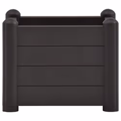 vidaXL Garden Raised Bed PP Anthracite Outdoor Planter Planting Plant Box - Additional view 2