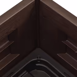vidaXL Garden Raised Bed PP Anthracite Outdoor Planter Planting Plant Box - Additional view 3