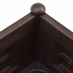 vidaXL Garden Raised Bed PP Mocha Outdoor Patio Planter Planting Plant Box - Additional view 4