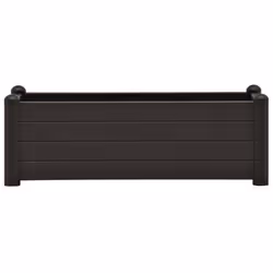 vidaXL Garden Raised Bed PP Anthracite Outdoor Planter Planting Plant Box