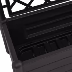 vidaXL Garden Planter with Trellis PP Anthracite Flower Planting Raised Bed - Additional view 5
