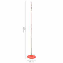 vidaXL Plate Swing 200 cm Red Outdoor Play Equipment Toy Garden Swing Seat - Additional view 4