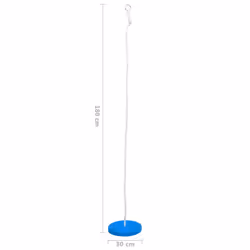 vidaXL Plate Swing 180 cm Blue Outdoor Play Equipment Toy Garden Swing Seat