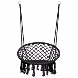 vidaXL Hammock Swing Chair 80 cm Anthracite Garden Swing Seat Play Equipment