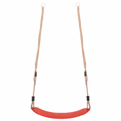 vidaXL Swing Seat for Children Red Garden Tree Swing Seat Toy Play Equipment