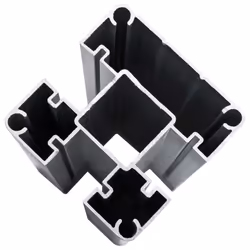 vidaXL Fence Panel WPC 95x(105-180) cm Black Garden Barrier Edging Privacy - Additional view 5