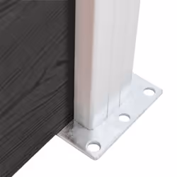 Fence Panel WPC 175x146 cm Grey - Additional view 6