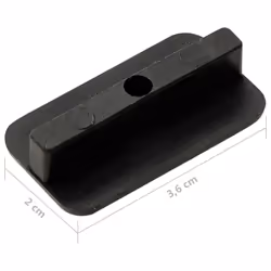 vidaXL 200x Decking Clips with Screws Plastic and Stainless Steel304 Clip Sets - Additional view 4