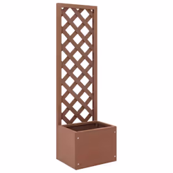 vidaXL Trellis Planter WPC Garden Patio Plant Pot House Flower Box Outdoor
