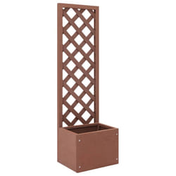vidaXL Trellis Planter WPC Garden Patio Plant Pot House Flower Box Outdoor