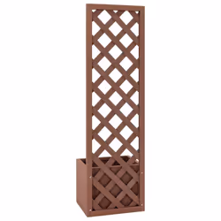 vidaXL Trellis Planter WPC Garden Patio Plant Pot House Flower Box Outdoor