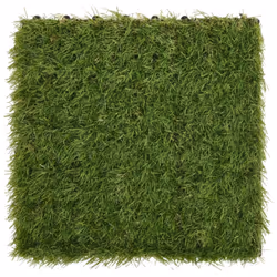 vidaXL 11x Artificial Grass Tiles Green Fake Lawn Synthetic Turf Ground Garden - Additional view 5