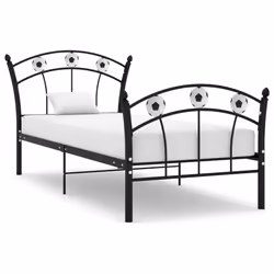 VidaXL 324744, Black, 958 mm, 2.08 m, 1010 mm, 900 x 2000 mm, 1 pc(s)