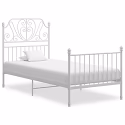 VidaXL 324845, White, 104 cm, 2.06 m, 124 cm, 1000 x 2000 mm, 1 pc(s)