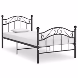VidaXL 324991, Black, 1070 mm, 2.09 m, 925 mm, 1000 x 2000 mm, 1 pc(s)