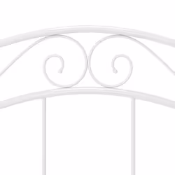 vidaXL Bed Frame Metal Home Bedroom Bed Base Unit 100cm/90cm Multi Colours - white - Additional view 6
