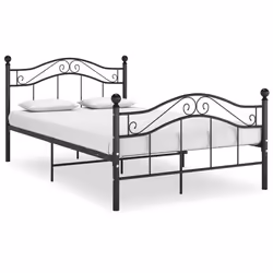 VidaXL 324994, Black, 1270 mm, 2.09 m, 925 mm, 1200 x 2000 mm, 1 pc(s)