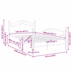 VidaXL 324995 bed frame - Additional view 8