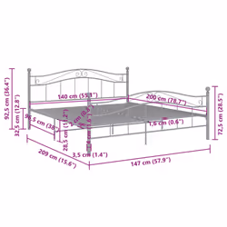 VidaXL 324999 bed frame - Additional view 8