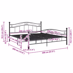 VidaXL 325000 bed frame - Additional view 8