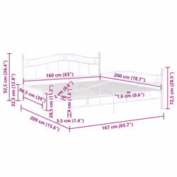 VidaXL 325001 bed frame - Additional view 8