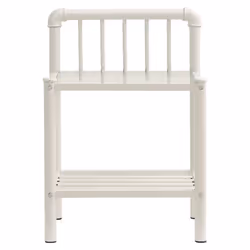 VidaXL 325102 nightstand/bedside table Transparent, White - Additional view 3