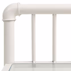 VidaXL 325102 nightstand/bedside table Transparent, White - Additional view 6
