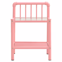 VidaXL 325103 nightstand/bedside table Pink, Transparent
