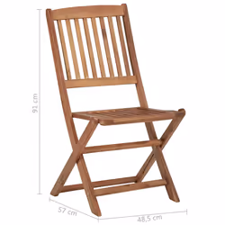 VidaXL 313604 outdoor chair Terrace Acacia wood - Additional view 7