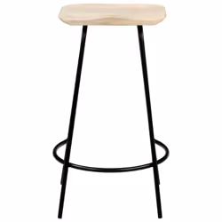 vidaXL 4x Solid Mango Wood Bar Stools Kitchen Stool Armchairs Garden Chairs