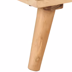 vidaXL Solid Acacia Wood Bedside Cabinet Bed Stand Wooden Side Furniture Home - Additional view 8
