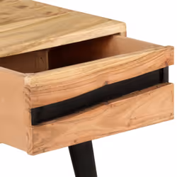 vidaXL Solid Acacia Wood Coffee Table Wooden Couch Side Centre Desk Furniture - Additional view 5