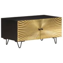 vidaXL Solid Mango Wood Coffee Table 90x50x45 cm Furniture Stand Couch Cabinet
