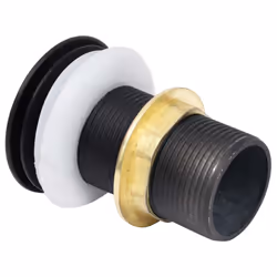 vidaXL Push Drain without Overflow Function Black Wash Basin Tap Pop-up Valve - Additional view 5