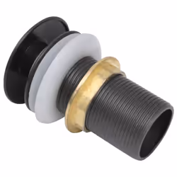 vidaXL Push Drain without Overflow Function Grey Wash Basin Tap Pop-up Valve - Additional view 6