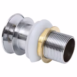 vidaXL Push Drain without Overflow Function Silver Wash Basin Tap Pop-up Valve - Additional view 5