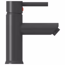 vidaXL Bathroom Basin Faucet Grey Sink Bath Washbasin Tap Plumping Fixture