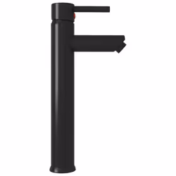 vidaXL Bathroom Mixer Tap Black Sink Basin Faucet Plumbing Fixture Fitting