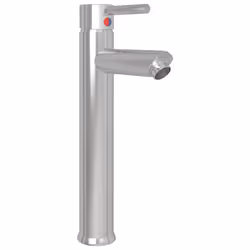 vidaXL Bathroom Mixer Tap 12x30 cm Basin Faucet Plumbing Fixture Multi Colors - silver