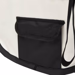vidaXL Foldable Dog Playpen with Carrying Bag Black 125x125x61 cm Pet Run Cage - Additional view 5