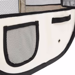 vidaXL Foldable Dog Playpen with Carrying Bag Blue 125x125x61 cm Pet Run Cage - Additional view 9
