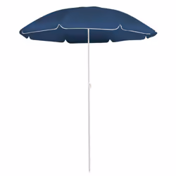 vidaXL Garden Parasol with Steel Pole Sunshade Outdoor Umbrella Canopy Blue