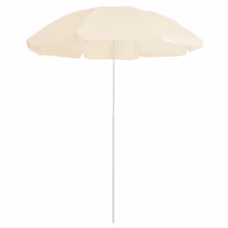 vidaXL Garden Parasol with Steel Pole Sunshade Outdoor Umbrella Canopy Sand