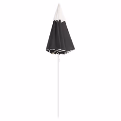 vidaXL Garden Parasol with Steel Pole Sunshade Outdoor Umbrella Anthracite