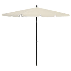 vidaXL Garden Parasol Sunshade Outdoor Umbrella Patio Canopy with Pole Sand