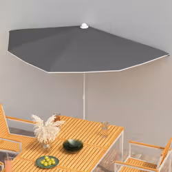 VidaXL 315561 patio umbrella Anthracite - Additional view 2