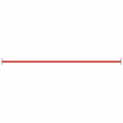 vidaXL Turning Bar Steel Red Tumble Gymnastic Horizontal Play Climbing Tool - Additional view 2
