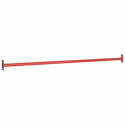 vidaXL Turning Bar Steel Red Tumble Gymnastic Play Climbing Tool Multi Pieces - 3