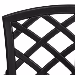 VidaXL 315572 outdoor chair Terrace Cast aluminium Black - Additional view 7